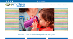 Desktop Screenshot of emdisa.com.br